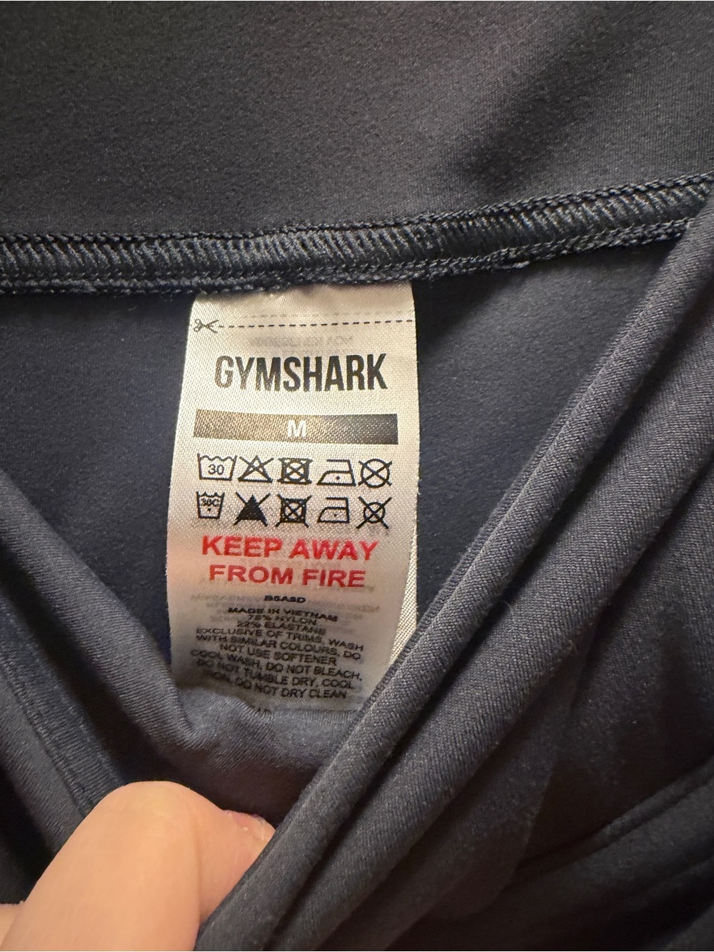 Gymshark High-Waist V-Cut Flared Leggings in Deep Teal - Picture 6 of 6